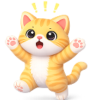 WellFed Cats excited mascot