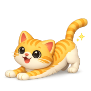 WellFed Cats playful mascot